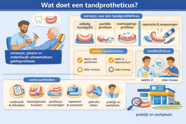 Wat doet een tandprotheticus